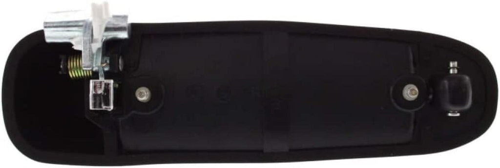 for Chrysler Aspen Door Handle 2007 2008 2009 Exterior | Rear Driver Side | Chrome Lever | Black Housing | CH1520118 | 1EH611XRAA