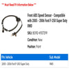 Front ABS Speed Sensor - Compatible with 2005 - 2006 Ford F-250 Super Duty RWD