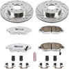 K694-26 Front Z26 Carbon Fiber Brake Pads with Drilled & Slotted Brake Rotors Kit