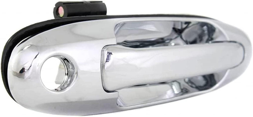 Compatible with Toyota Tundra Exterior Door Handle Front, Passenger Side Chrome (2004-2006) | with Key Hole| Trim: Limited/Sr5/Base