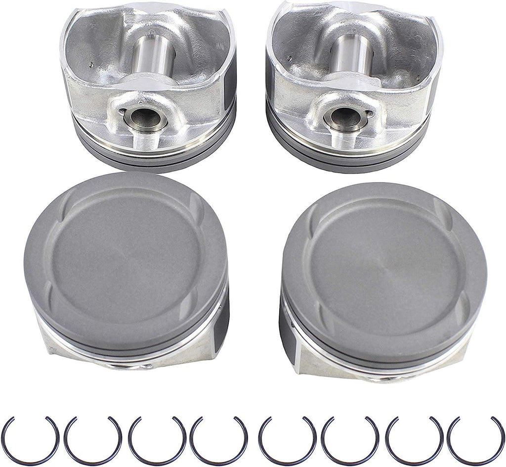 DNJ P343 Piston Set for 2011-2015 / Buick, Chevrolet/Cruze, Encore, Sonic, Trax / 1.4L / DOHC / L4 / 16V / 83Cid / LUJ, LUV/VIN 9, VIN B, VIN C