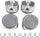 DNJ P343 Piston Set for 2011-2015 / Buick, Chevrolet/Cruze, Encore, Sonic, Trax / 1.4L / DOHC / L4 / 16V / 83Cid / LUJ, LUV/VIN 9, VIN B, VIN C