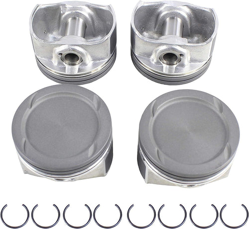 DNJ P343 Piston Set for 2011-2015 / Buick, Chevrolet/Cruze, Encore, Sonic, Trax / 1.4L / DOHC / L4 / 16V / 83Cid / LUJ, LUV/VIN 9, VIN B, VIN C
