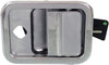 for Freightliner Columbia Exterior Door Handle Front, Driver Side Chrome (2000-2011) | with Key Hole| Trim: Base/120