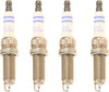 Premium Set of 4 Spark Plug Double Platinum for BMW 2.0 L4
