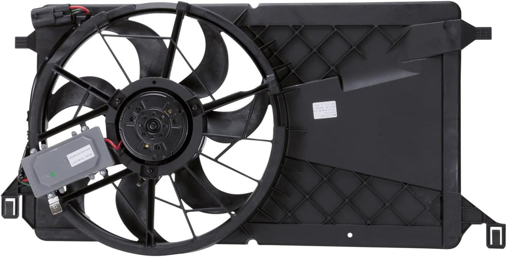 621270 Cooling Fan Assembly Compatible with 2004-2009 Mazda Mazda3, Black