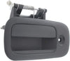 for Chevy Express 2500 Exterior Door Handle Rear Driver Side - Side Sliding Door Textured Black 1996-2002 | with Key Hole| Trim: Base/Ls