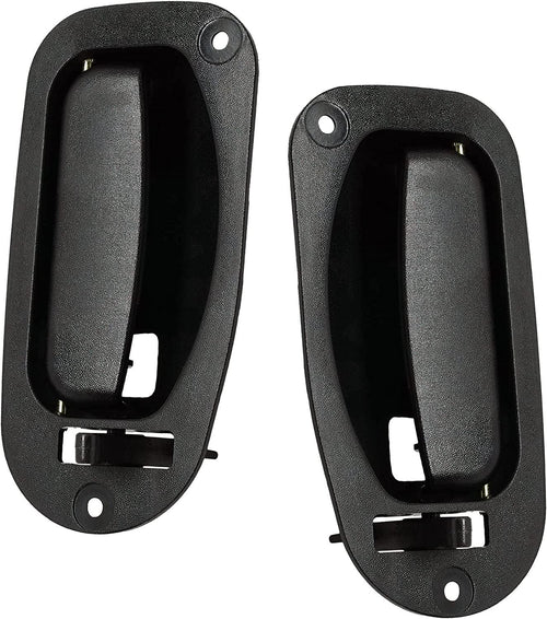 Rear, Driver and Passenger Side Exterior Door Handle Set of 2 Compatible with 1999-2016 Ford F-250 Super Duty & 1999-2016 Ford F-350 Super Duty