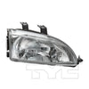 TYC Headlight Assembly for 1992-1995 Civic 20-1690-00