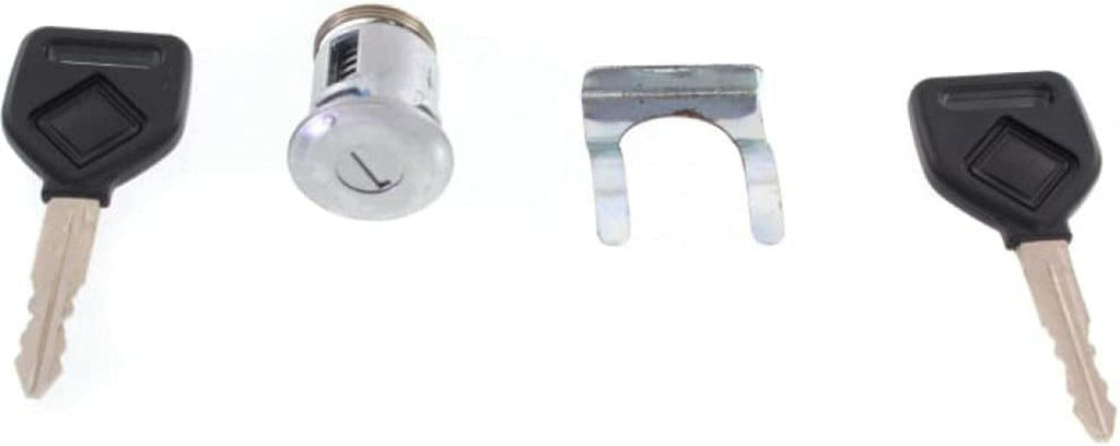 for International 4400 Exterior Door Handle 2008 09 10 11 2012 Front Driver Side Black Bezel W/Chrome Lever | W/Key Hole| Trim: Base