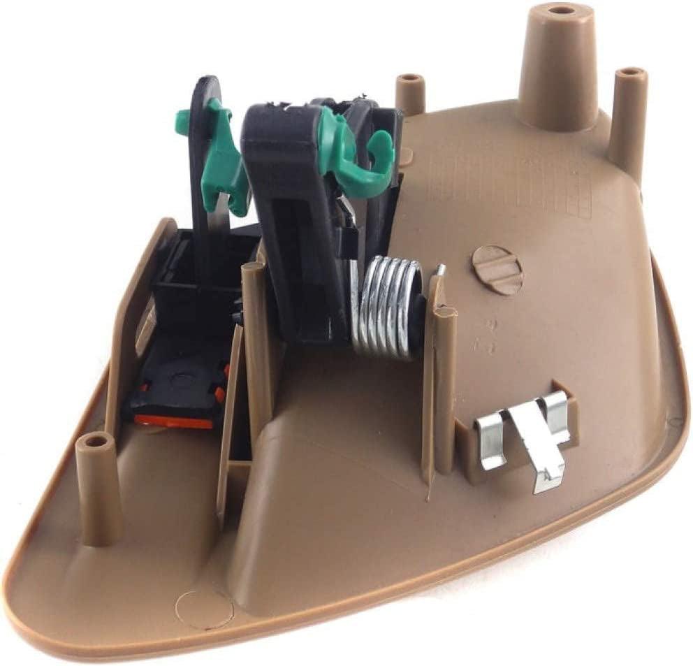 Compatible with Jeep Grand Cherokee Interior Door Handle 1999-2004 Driver Side Front or Rear, Brown | with Door Lock Button | Trim:All Submodels | CH1352132 | 5FX731K5AC