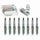 8 Pc NGK V-Power Spark Plugs Compatible with Lincoln Town Car 5.0L V8 1986-1990