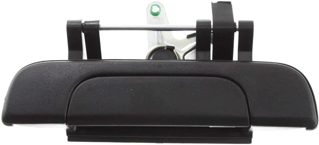 Front Exterior Door Handle Kit Compatible with 1995-2004 Toyota Tacoma Textured Black Driver and Passenger Side