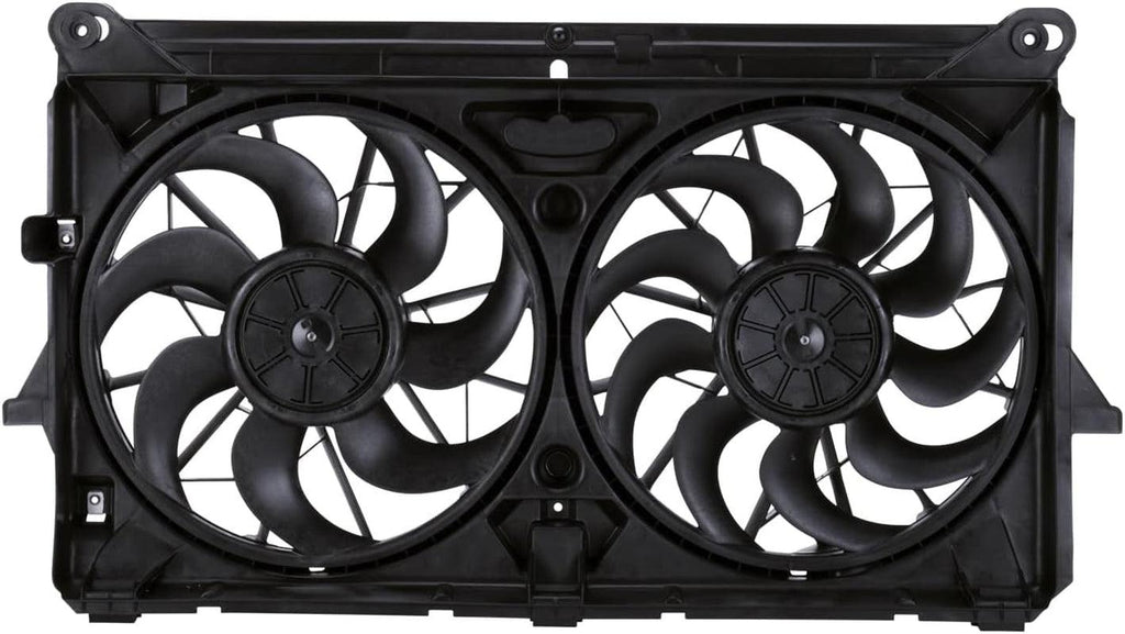622210 Cooling Fan Assembly Compatible with 2007-2013 Chevrolet Silverado,Black