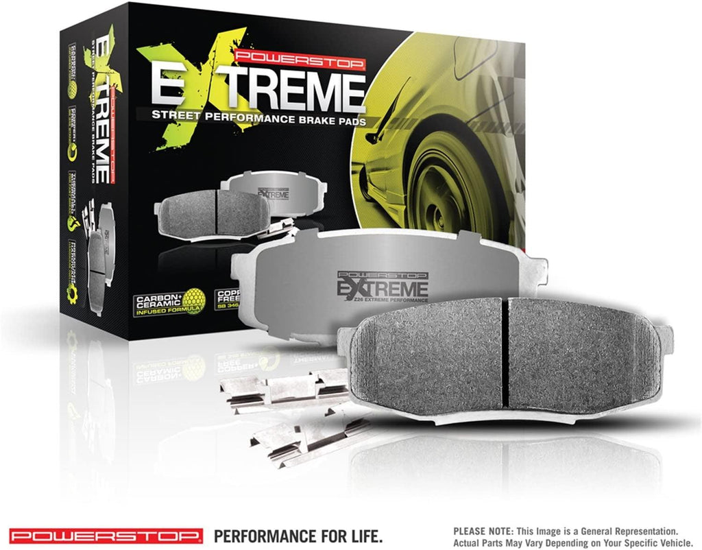 Front Z26-1405 Z26 Extreme Performance Carbon-Ceramic Brake Pad