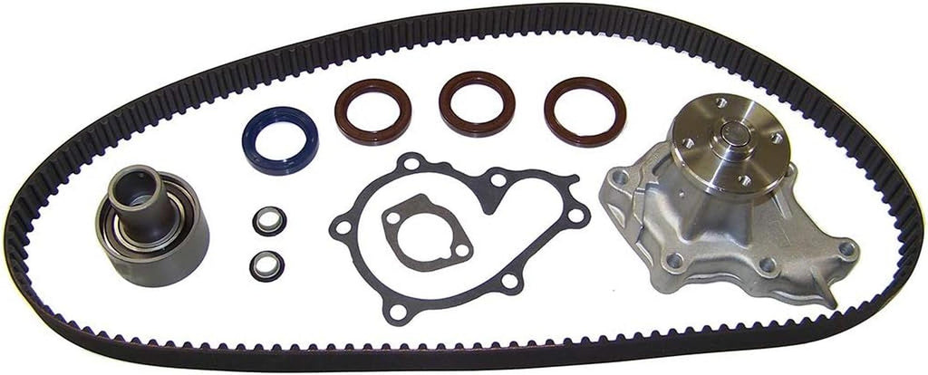 DNJ TBK634AWP Timing Belt Kit with Water Pump for 1994-1998 / Mercury, Nissan/Maxima, Quest, Villager / 3.0L / SOHC / V6 / 12V / 181Cid, 182Cid / VG30E / VIN 1, VIN W