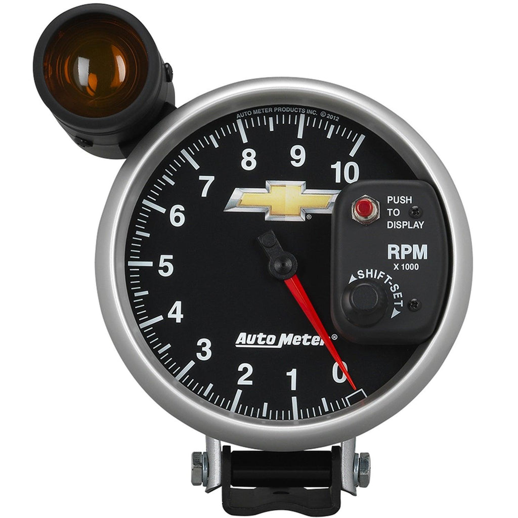5 in. TACHOMETER 0-10000 RPM PEDESTAL W/ EXT. SHIFT-LITE GM COPO CAMARO - greatparts