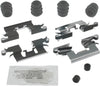 Gold 18K1901X Rear Disc Brake Caliper Hardware Kit with Clips, Seals, and Bushings