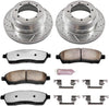 Power Stop K1889-36 Rear Z36 Truck & Tow Brake Kit, Carbon Fiber Ceramic Brake Pads and Drilled/Slotted Brake Rotors