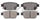 ADVICS AD1103 Disc Brake Pad Set