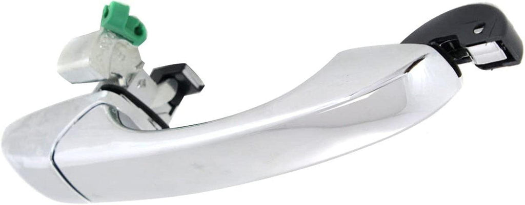 Front Exterior Door Handle Compatible with 2008-2019 Dodge Grand Caravan and 2008-2016 Chrysler Town & Country All Chrome (=REAR RH), Set of 2, Driver and Passenger Side