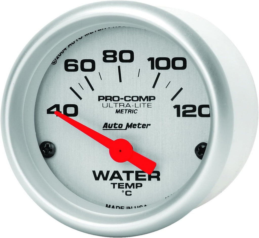 4337-M Ultra-Lite Electric Water Temperature Gauge 2.3125 In.
