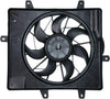 621240 Cooling Fan Assembly Compatible with 2006-2010 Chrysler Pt Cruiser , Black