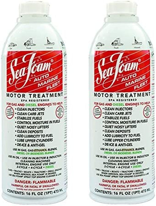 Sea Foam SF-16-2PK Motor Treatment Multi-Use, 16 Ounce, Pack of 2, 16. Fluid_Ounces