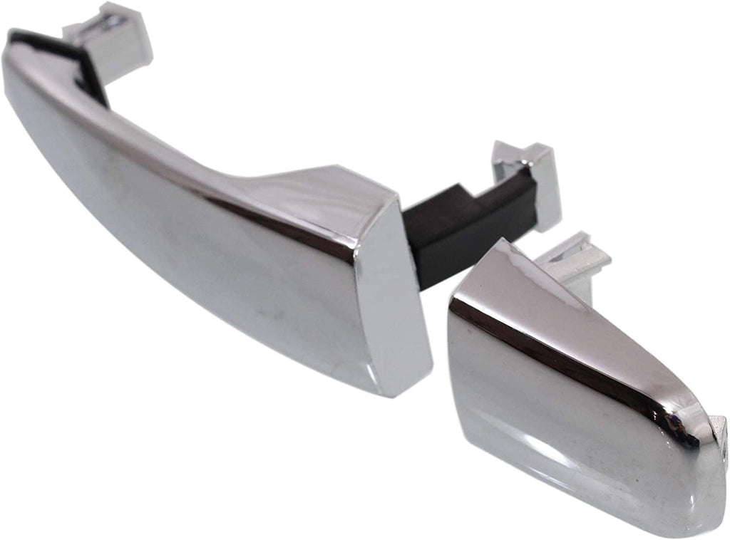 Front Exterior Door Handle Set of 4 Compatible with 2004-2008 Chevrolet Malibu, Fits 2005-2009 Chevrolet Equinox Chrome Passenger Side or Rear Driver and Passenger Side