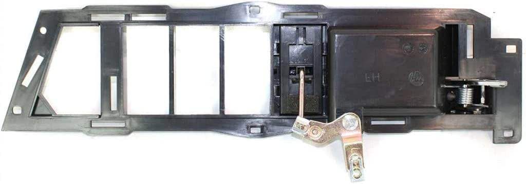 for Chevy K1500 Interior Door Handle Front Driver Side Black 1988-1994 | with Door Lock Button | Trim: Scottsdale/Silverado/Cheyenne | GM1352104 | 22071935