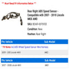 Rear Right ABS Speed Sensor - Compatible with 2007 - 2010 Lincoln MKX AWD 2008 2009