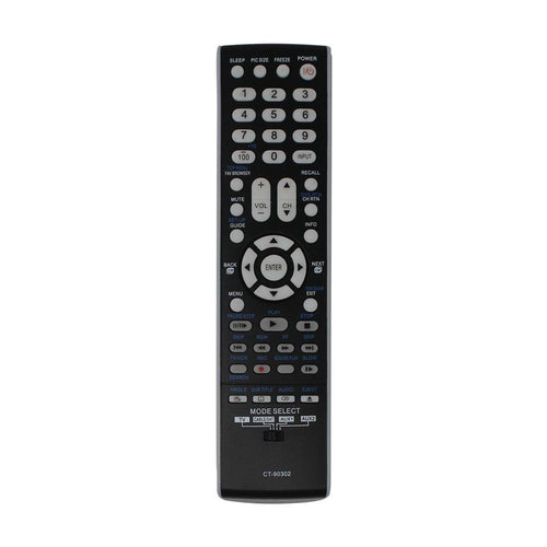 Replacement Toshiba CT-90302 TV Remote Control for Toshiba 72HM196 Television