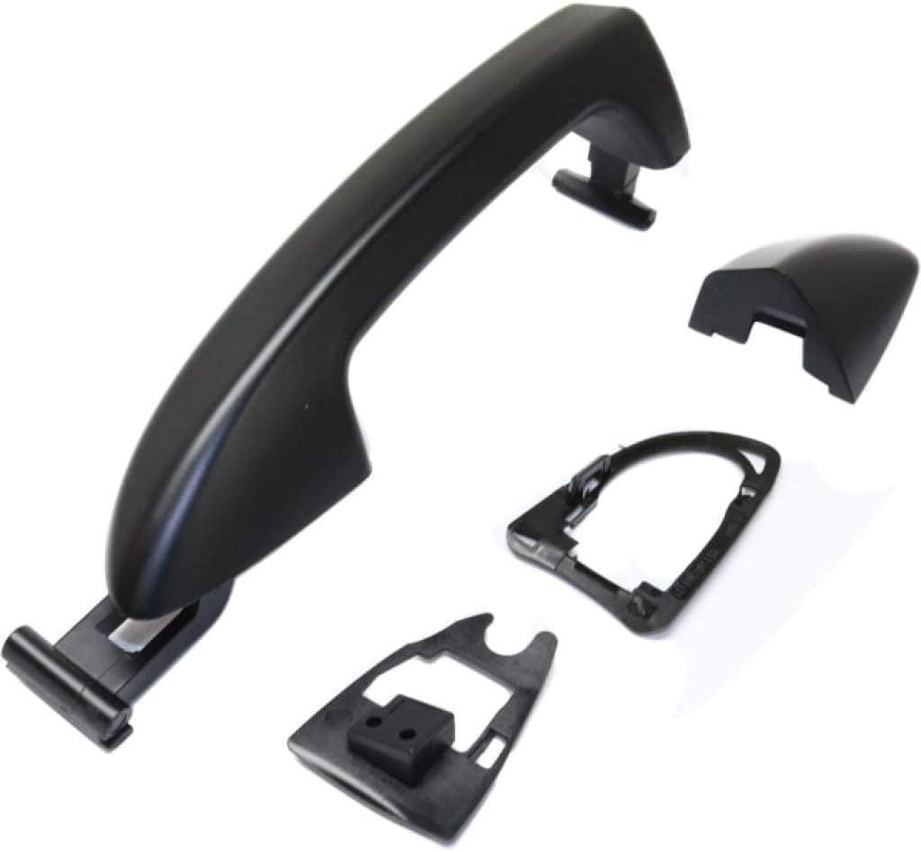 Compatible with Volkswagen Passat 2006-2010 Exterior Door Handle Front or Passenger Side, Rear Primed | Trim:All Submodels