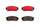 Brembo Front Disc Brake Pad Set for 300, Charger, Challenger, Magnum (P11019N)