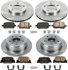 KOE1061 Autospecialty Front and Rear Replacement Brake Kit-Oe Brake Rotors & Ceramic Brake Pads