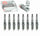 8 Pc NGK V-Power Spark Plugs Compatible with Cadillac Fleetwood 4.1L 4.5L 4.9L 5.7L V8 1982-1996