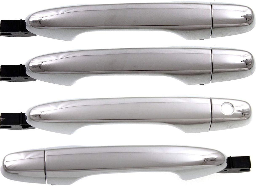 Front and Rear, Driver and Passenger Side Exterior Door Handle SET Compatible with 2012-2015 Honda Civic, Fits 2012-2016 Honda CR-V, Sedan