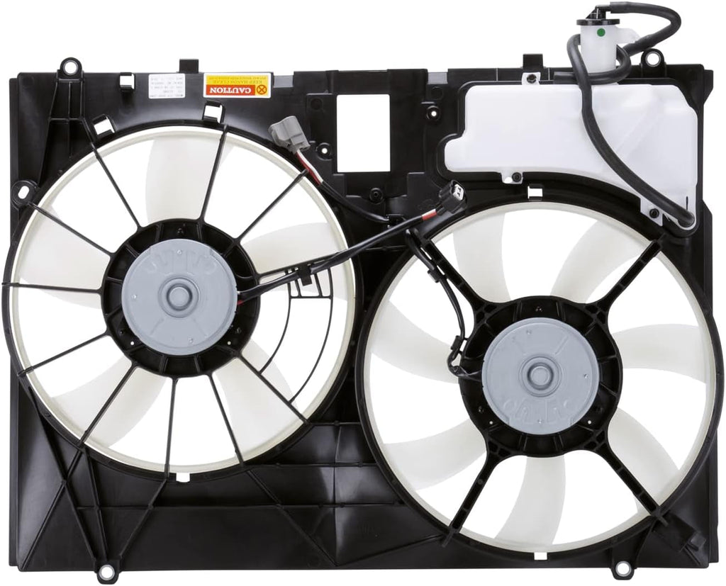 622080 Cooling Fan Assembly Compatible with 2007-2010 Toyota Sienna, Black