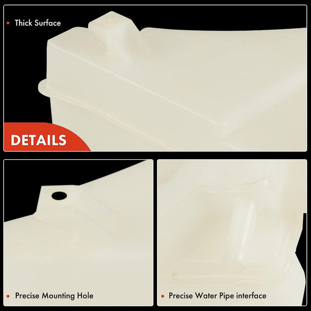 A-Premium Non-Pressurized Engine Coolant Expansion Tank with Cap Compatible with Nissan Versa 2009-2011 Sedan 2007-2011 Sedan 2007-2012 Hatchback