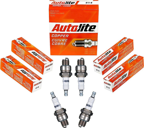 414 Copper Non-Resistor Automotive Replacement Spark Plugs (4 Pack)