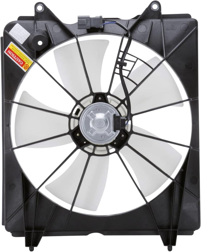 600820 Cooling Fan Assembly Compatible with 2007-2009 Honda CRV, Black