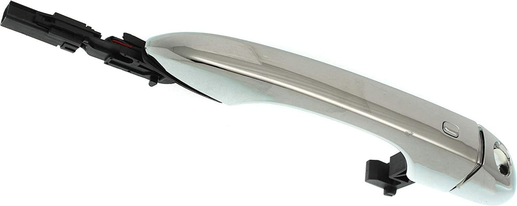 Front Exterior Door Handle Set of 2 Compatible with 2013-2016 Dodge Dart Chrome Driver and Passenger Side