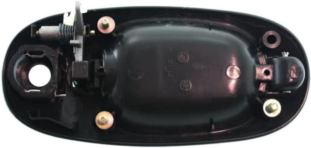 for Chrysler Grand Voyager Exterior Door Handle Rear, Driver Side Textured Black (2000-2000) | with Key Hole| Trim: Base/Se