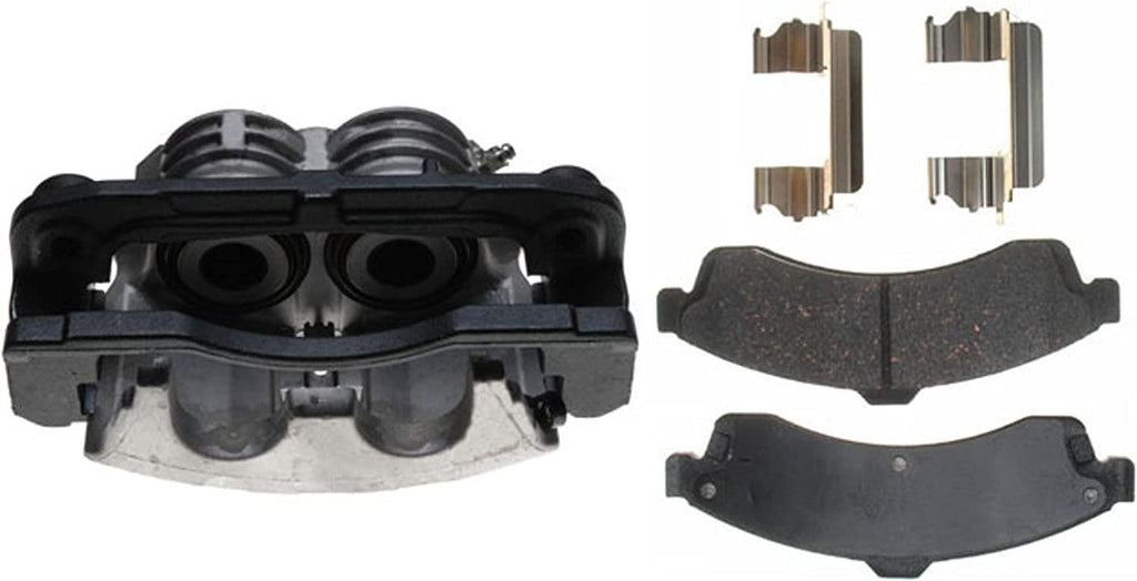 Gold 18R1519 Front Passenger Side Disc Brake Caliper Assembly with Ceramic Pads (Loaded Non-Coated), Remanufactured