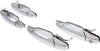 for Chevy Silverado 1500 Exterior Door Handle Front and Rear Driver and Passenger Side Chrome 2007-2013 | Set of 4 | Front Driver Side - with Key Hole | Trim: All Submodels
