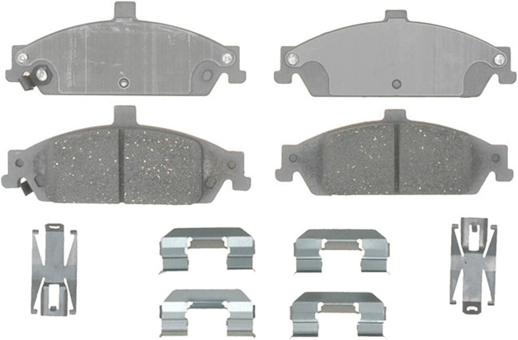 Advantage 14D727CH Ceramic Front Disc Brake Pad Set with Hardware