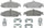 Advantage 14D727CH Ceramic Front Disc Brake Pad Set with Hardware