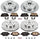 KOE2315 Autospecialty Front and Rear Replacement Brake Kit-Oe Brake Rotors & Ceramic Brake Pads
