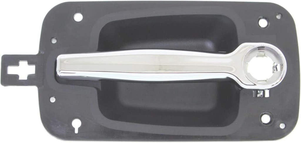 for International MXT Exterior Door Handle 2008 2009 Front Passenger Side Black Bezel W/Chrome Lever | W/Key Hole| Trim: Base