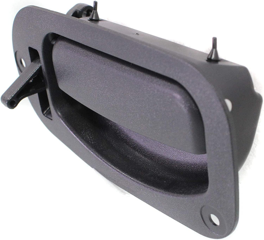 Interior Rear Door Handle Compatible with FORD F-150 1997-2004/F-250 1997-1999 LH outside Textured Black Supercab